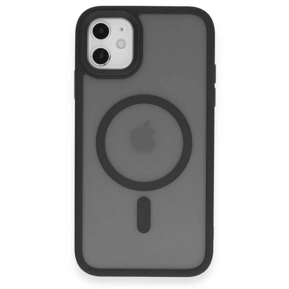  iPhone 11 Kılıf Trex Magneticsafe Kapak - Siyah