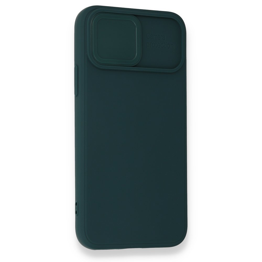  iPhone 11 Pro Max Kılıf Color Lens Silikon - Yeşil