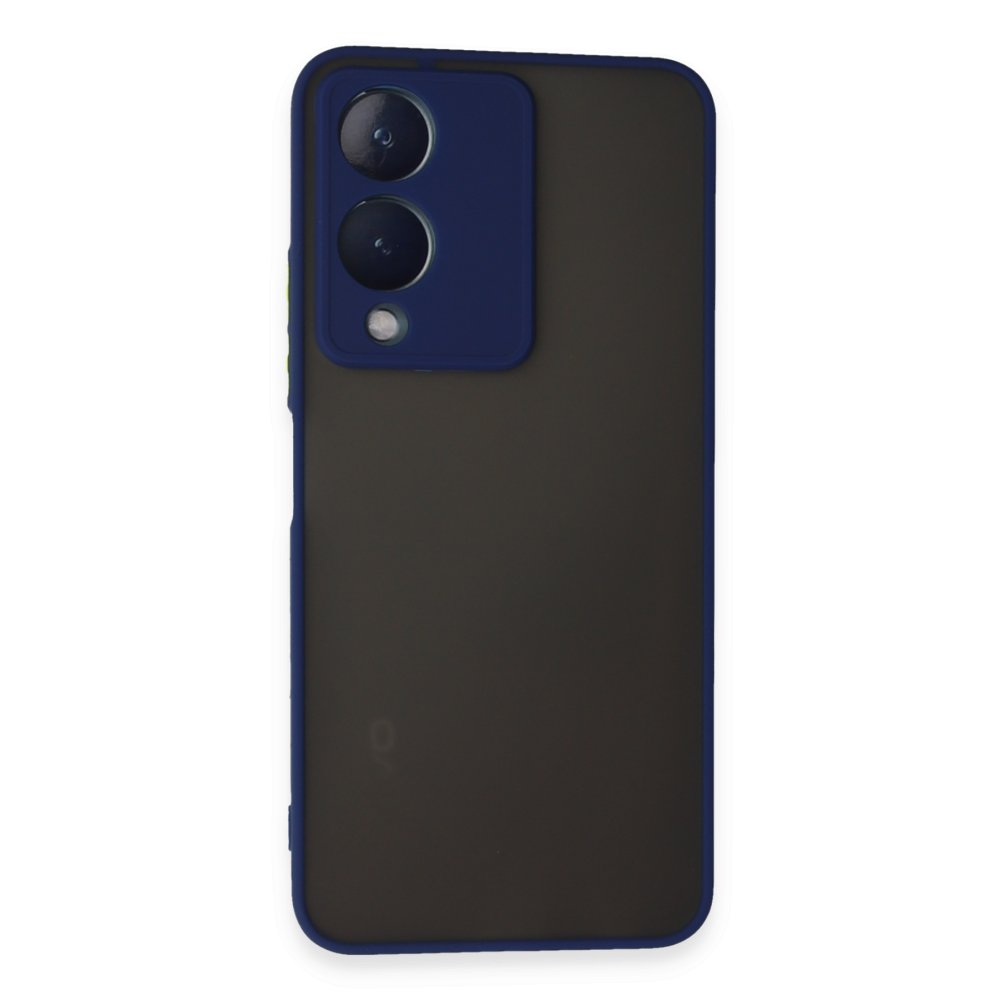 Vivo Y17S Kılıf Montreal Silikon Kapak - Lacivert Vivo Y17S Kılıf Montreal Silikon Kapak - Lacivert