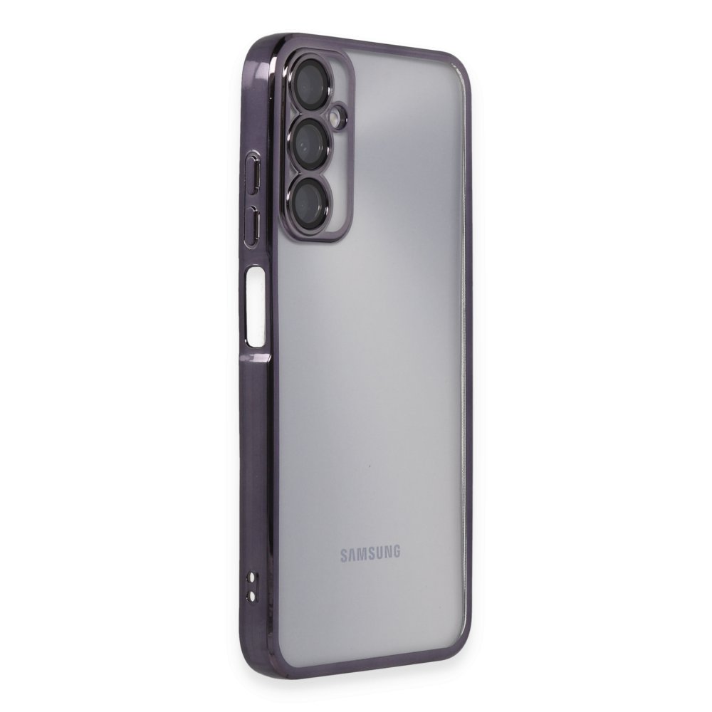  Samsung Galaxy A05S Kılıf Razer Lensli Silikon - Mor