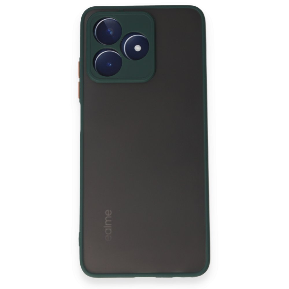  Realme C53 Kılıf Montreal Silikon Kapak - Yeşil