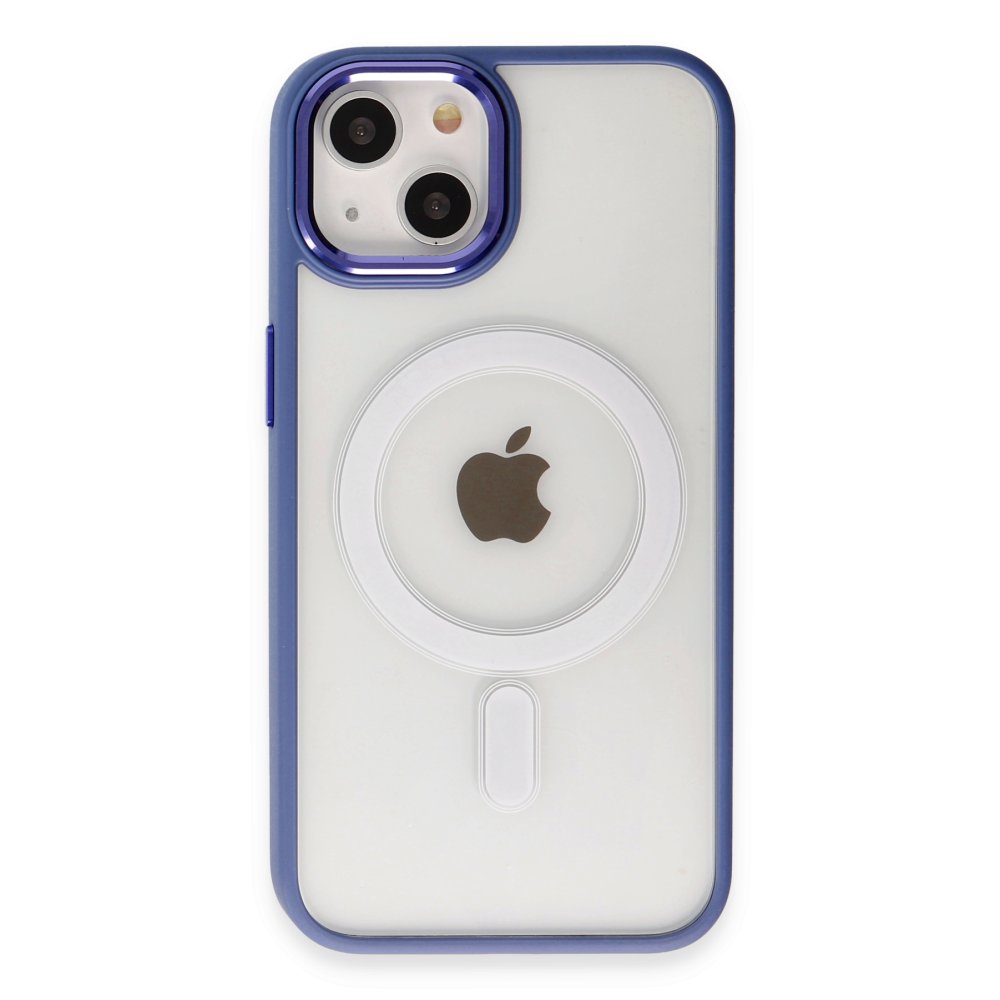  iPhone 15 Kılıf Room Magneticsafe Silikon - Sierra Blue