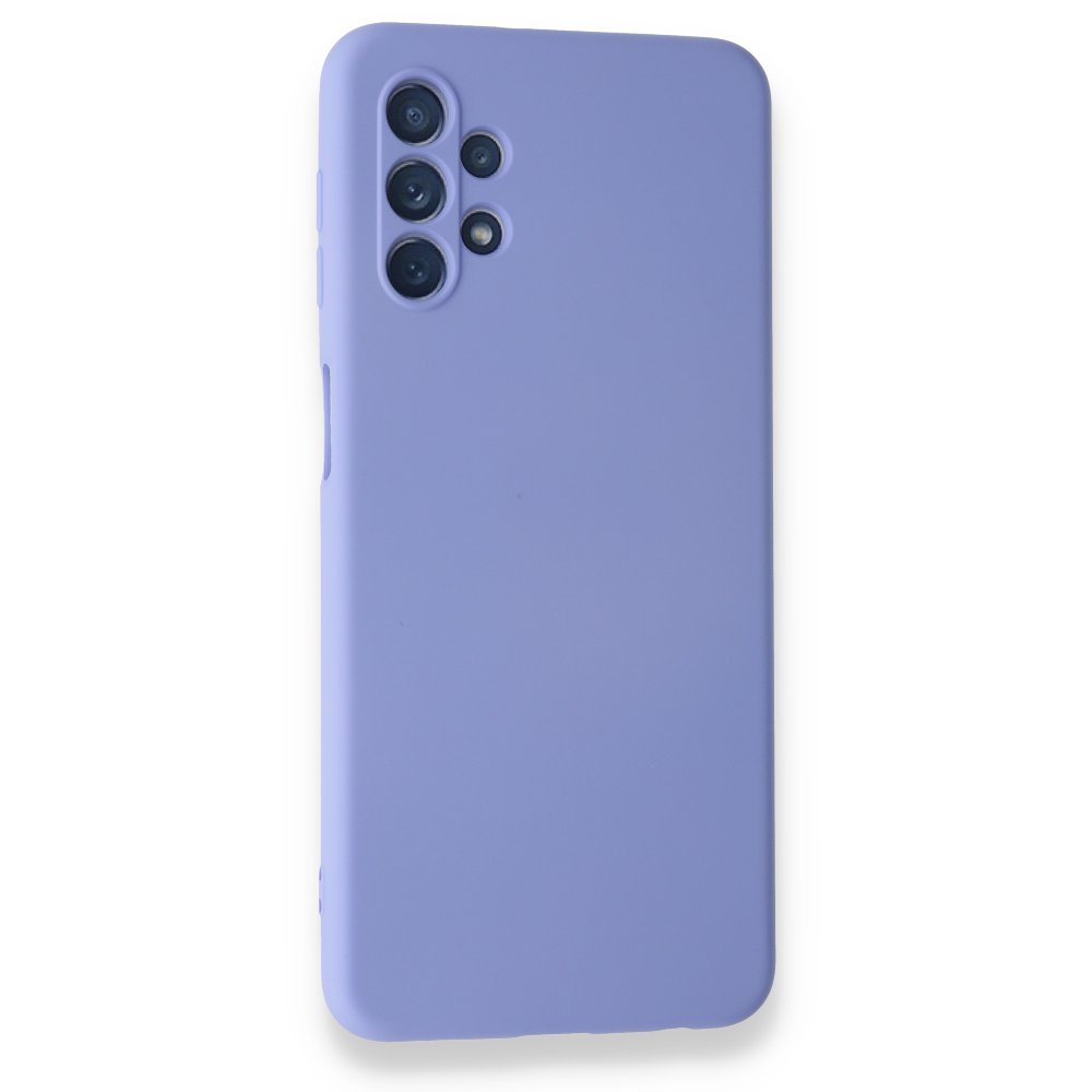  Samsung Galaxy A52S Kılıf Nano içi Kadife Silikon - Lila
