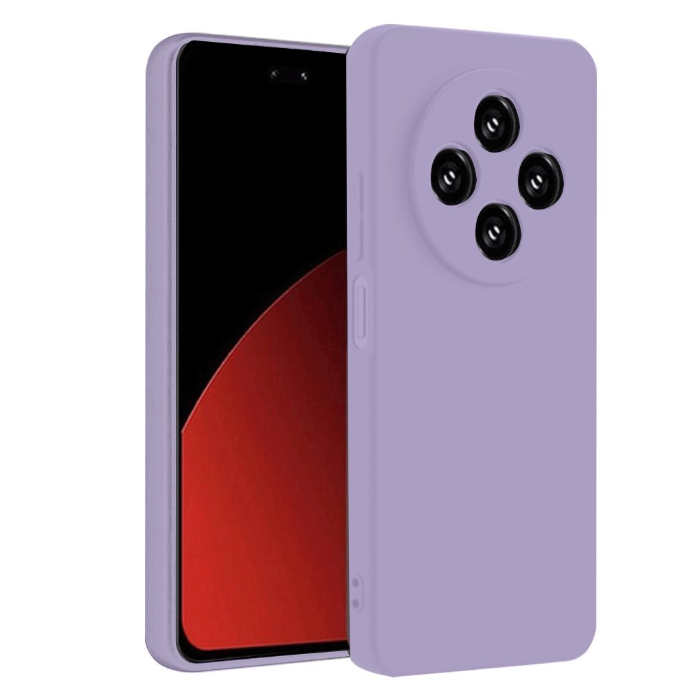 Redmi 14C Kılıf Nano içi Kadife Silikon - Lila Redmi 14C Kılıf Nano içi Kadife Silikon - Lila