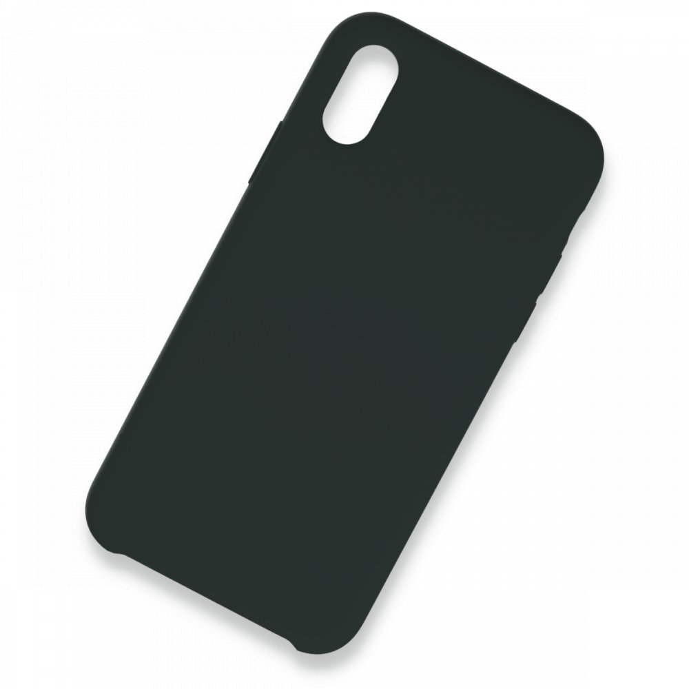  iPhone X Kılıf Lansman Legant Silikon - Koyu Yeşil
