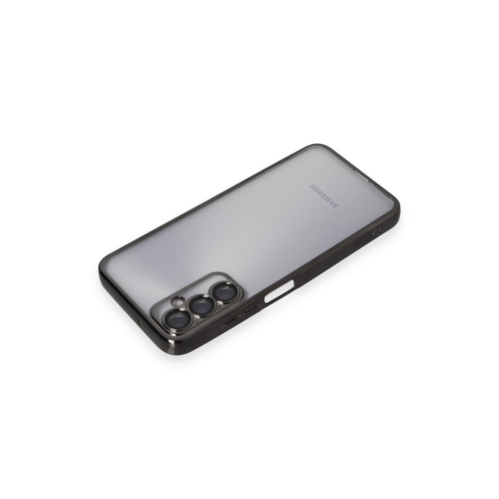  Samsung Galaxy A05S Kılıf Razer Lensli Silikon - Siyah