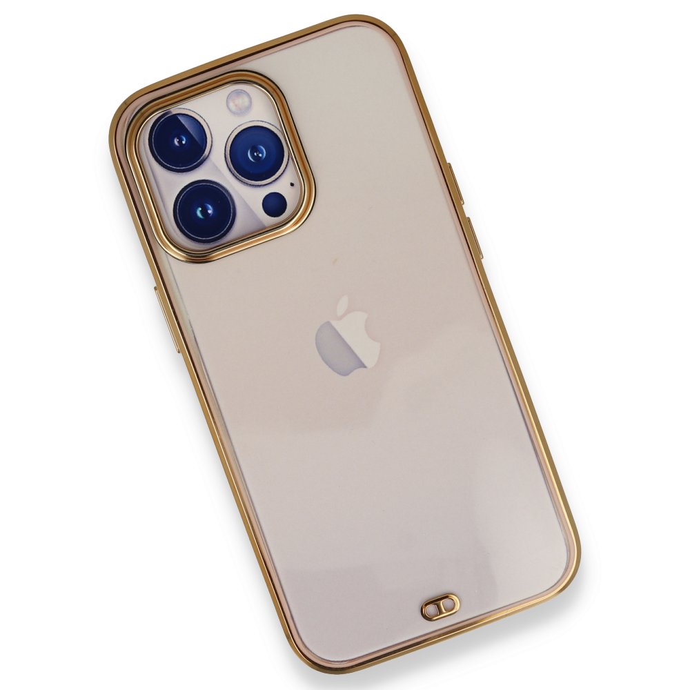  iPhone 13 Pro Kılıf Liva Silikon - Açık Pembe