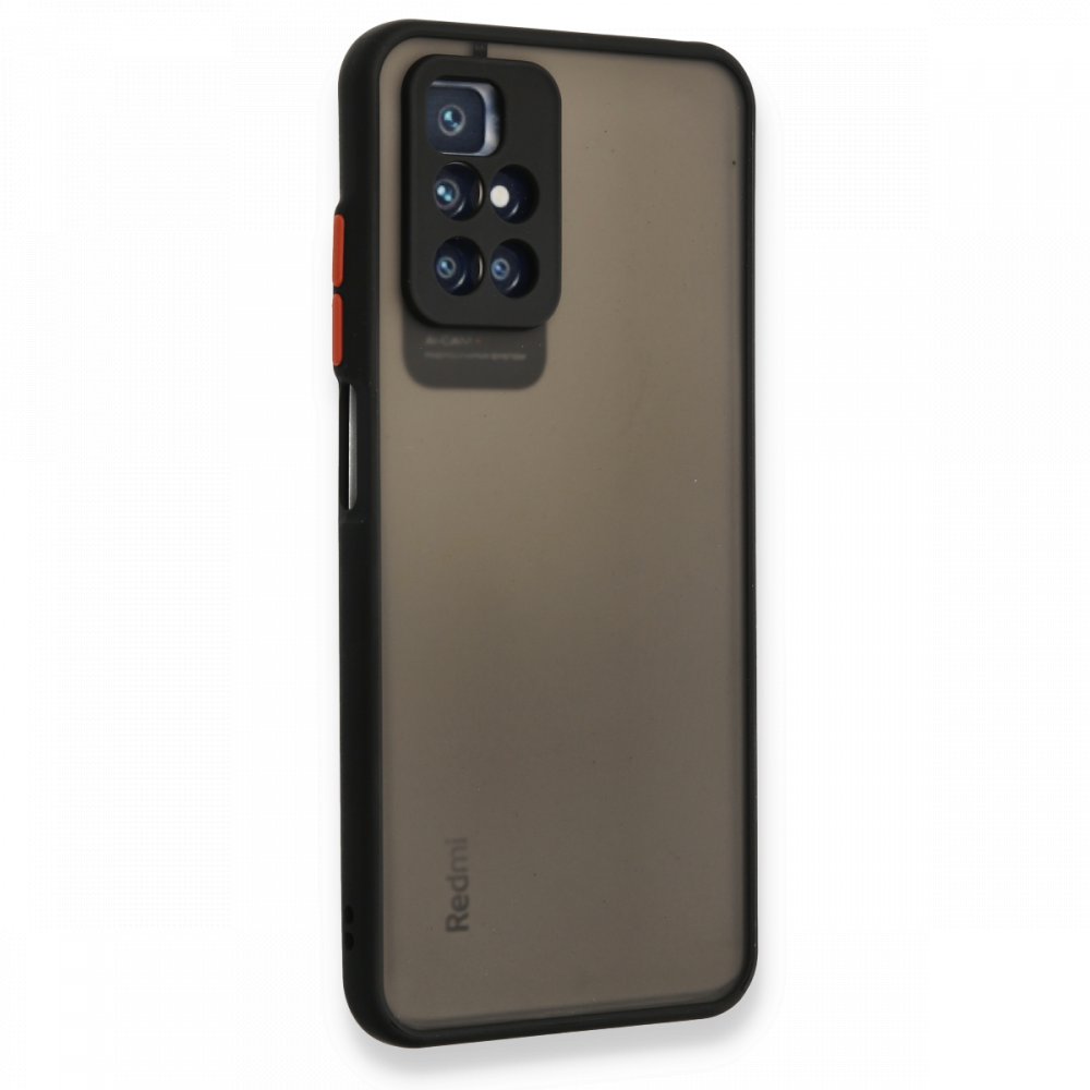 Redmi 10 2022 Kılıf Montreal Silikon Kapak - Siyah