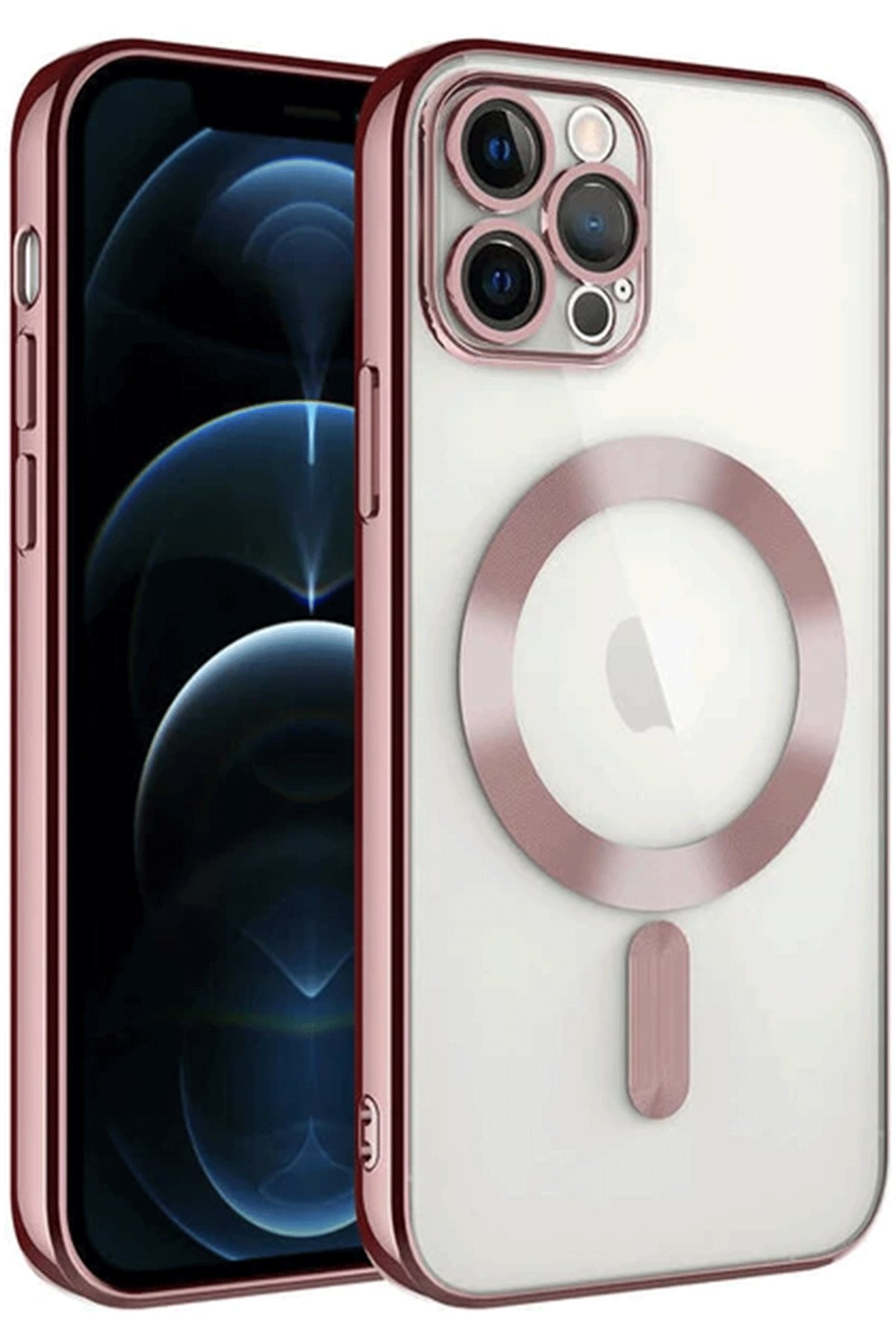  iPhone 14 Pro Max Kılıf Kross Magneticsafe Kapak - Rose