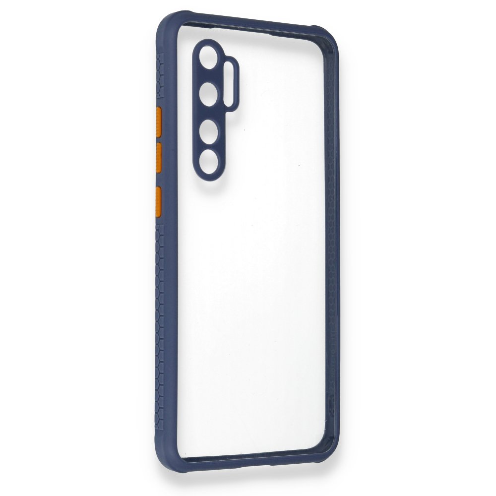  Xiaomi Mi Note 10 Lite Kılıf Miami Şeffaf Silikon - Gri