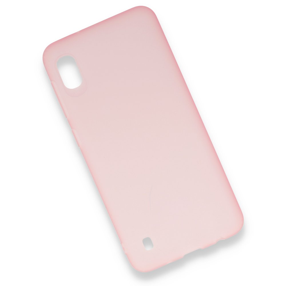  Samsung Galaxy A10 Kılıf Hopi Silikon - Pembe