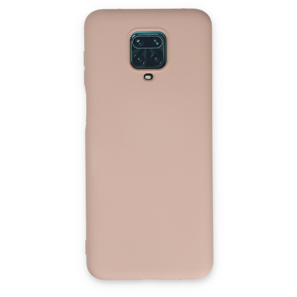 Redmi Note 9 Pro Kılıf Nano içi Kadife Silikon - Pudra Redmi Note 9 Pro Kılıf Nano içi Kadife Silikon - Pudra