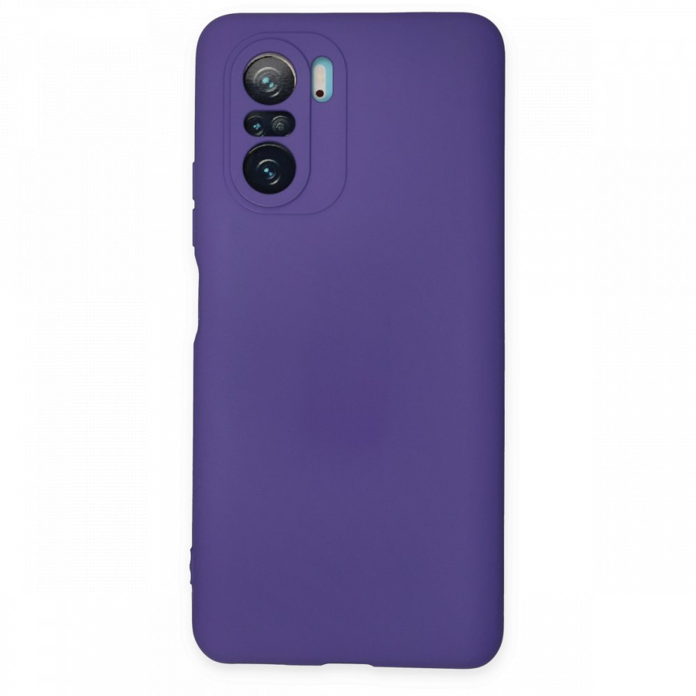  Xiaomi Poco F3 Kılıf Nano içi Kadife Silikon - Mor