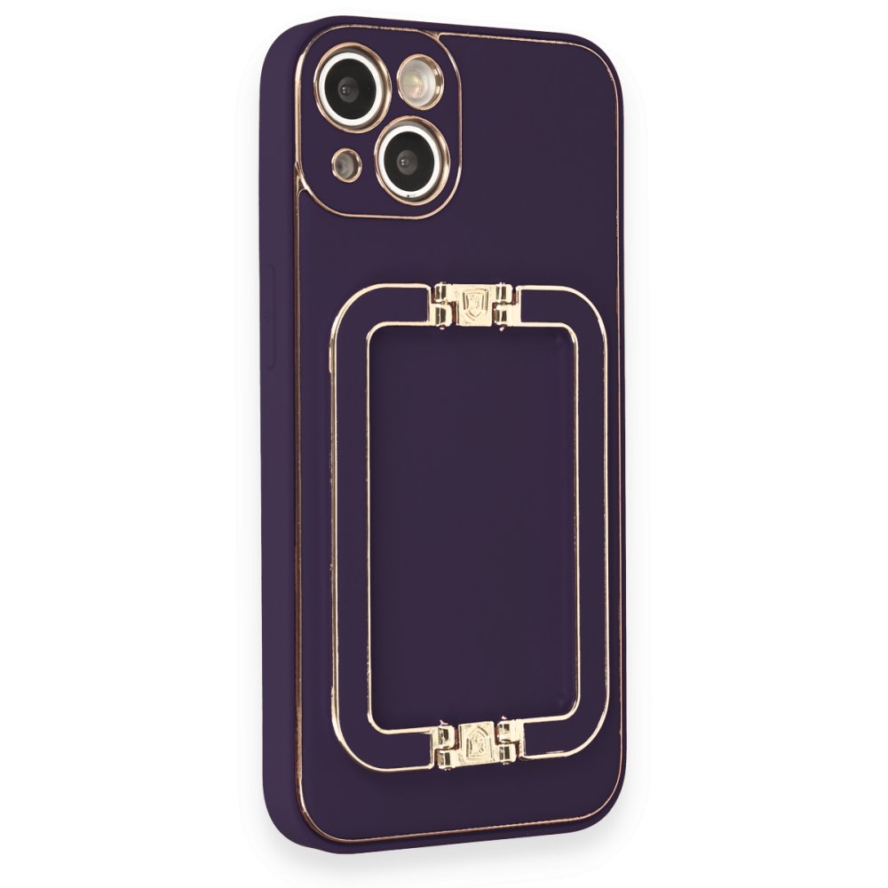 iPhone 14 Kılıf Coco Elit Kapak - Derin Mor iPhone 14 Kılıf Coco Elit Kapak - Derin Mor