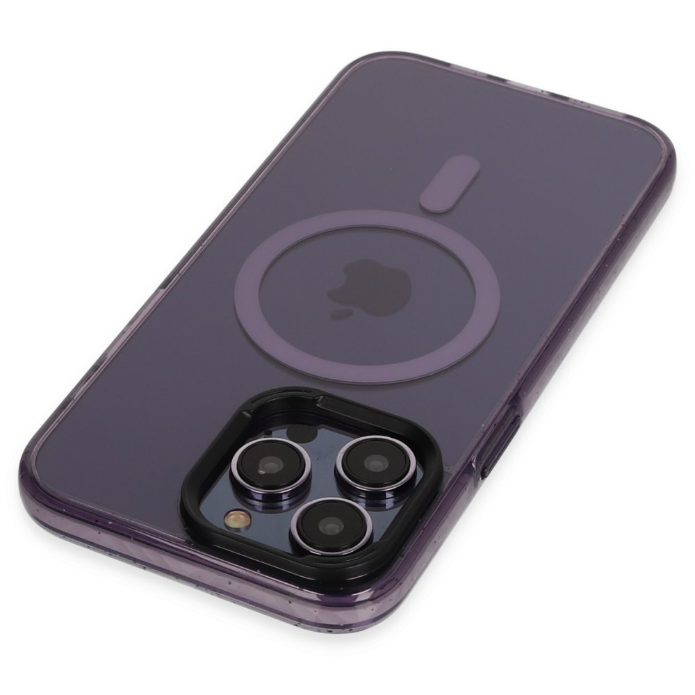 Joko iPhone 14 Pro Kılıf Tigra Magsafe Kapak - Derin Mor