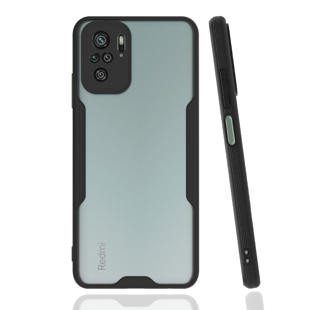 Redmi Note 10S Kılıf Platin Silikon - Siyah