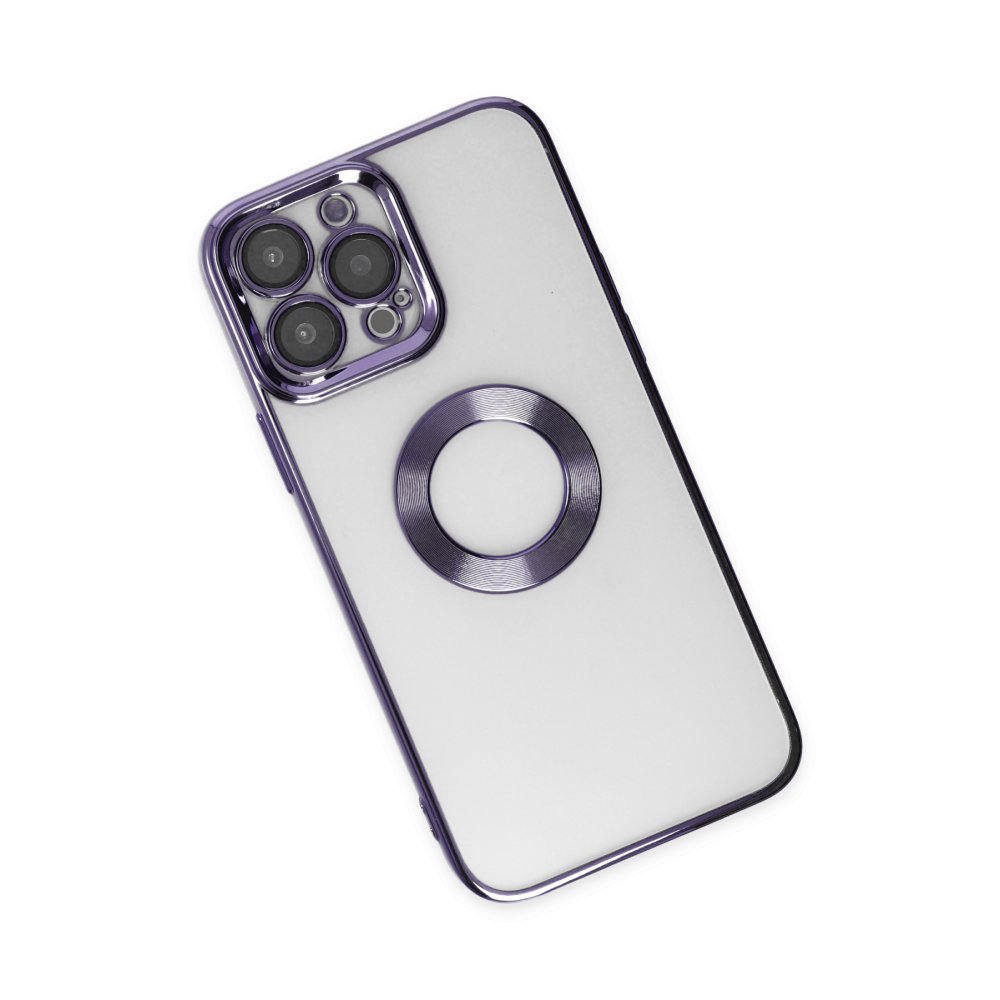  iPhone 14 Pro Kılıf Slot Silikon - Mor