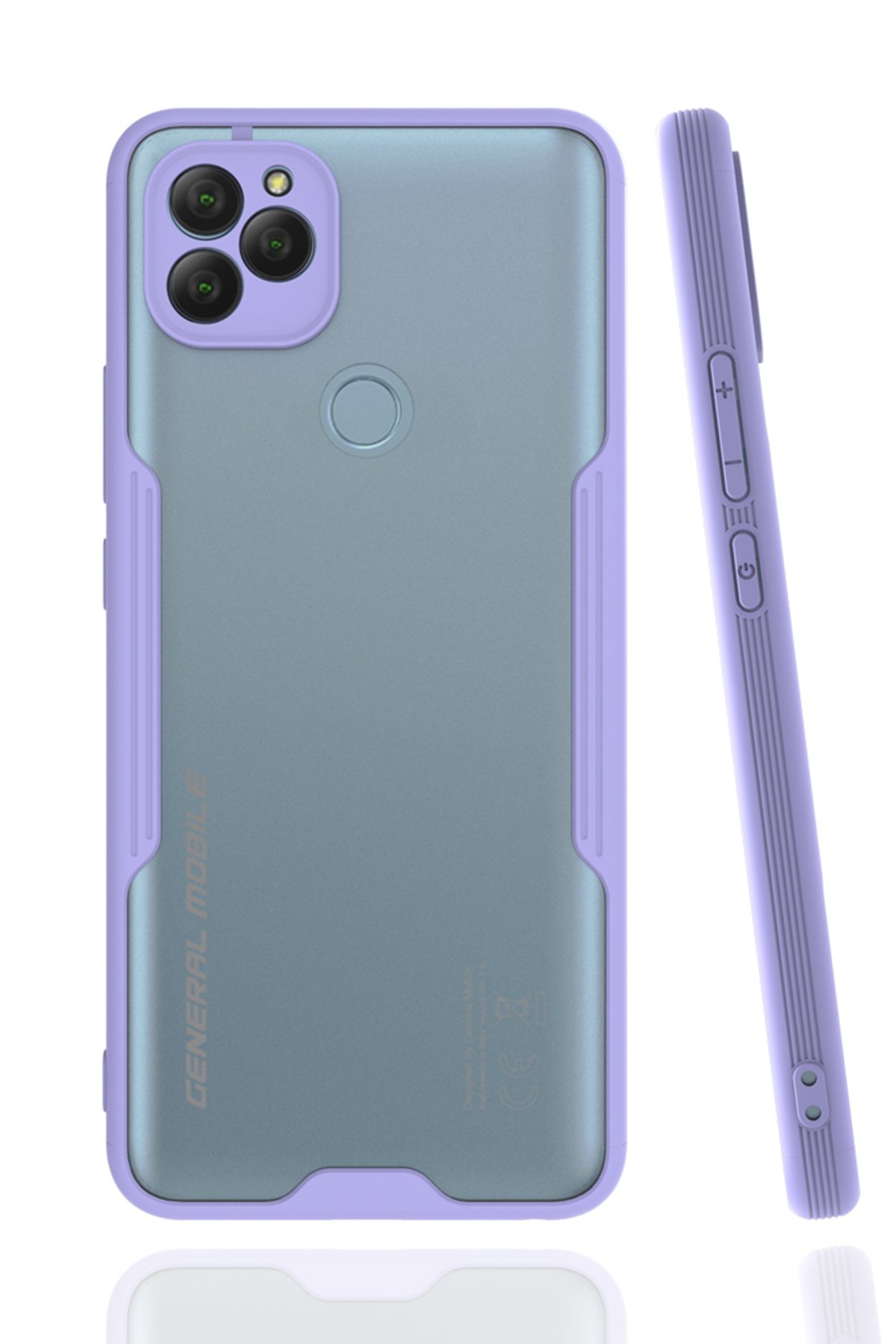  General Mobile GM 22 Kılıf Platin Silikon - Lila