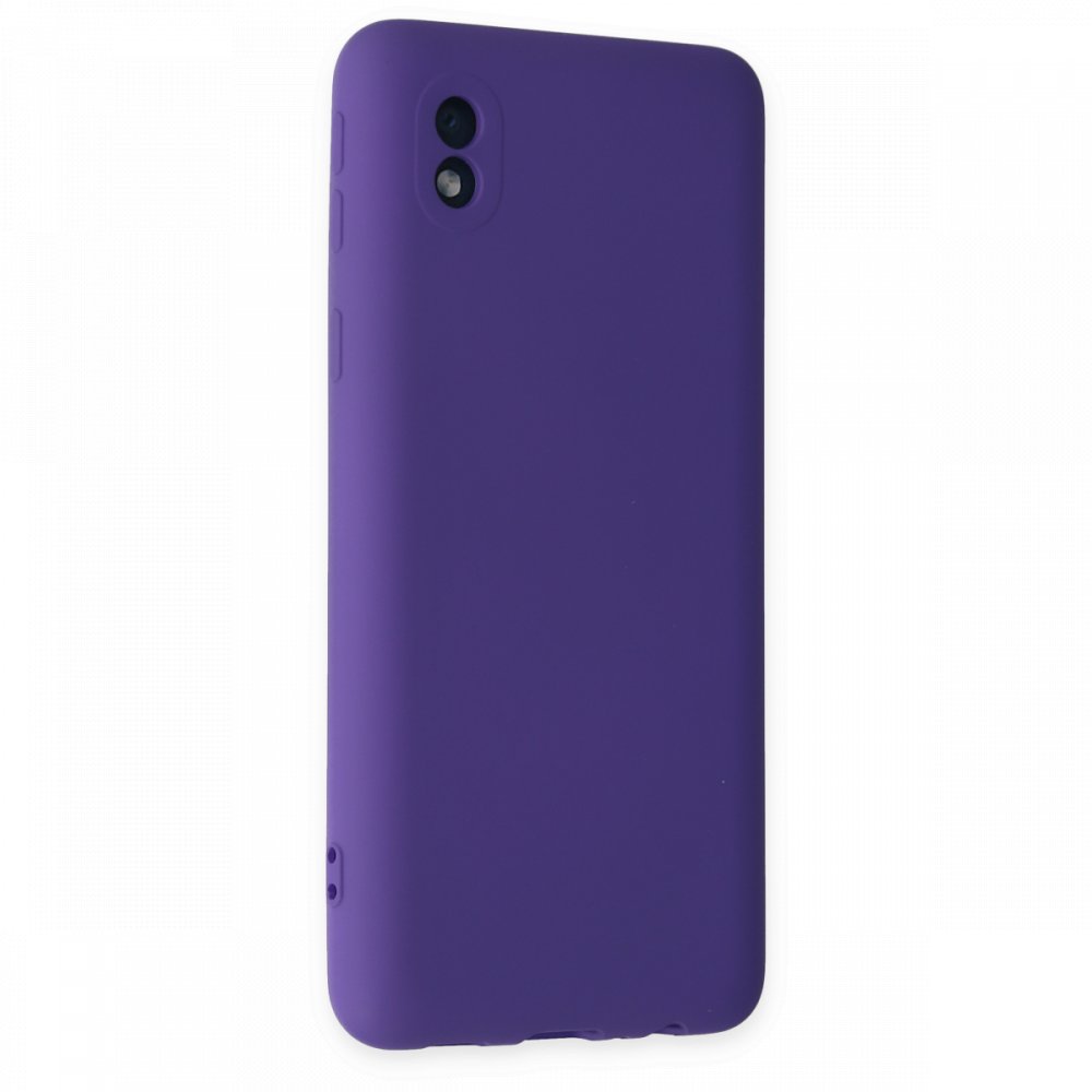  Samsung Galaxy A01 Core Kılıf Nano içi Kadife Silikon - Mor
