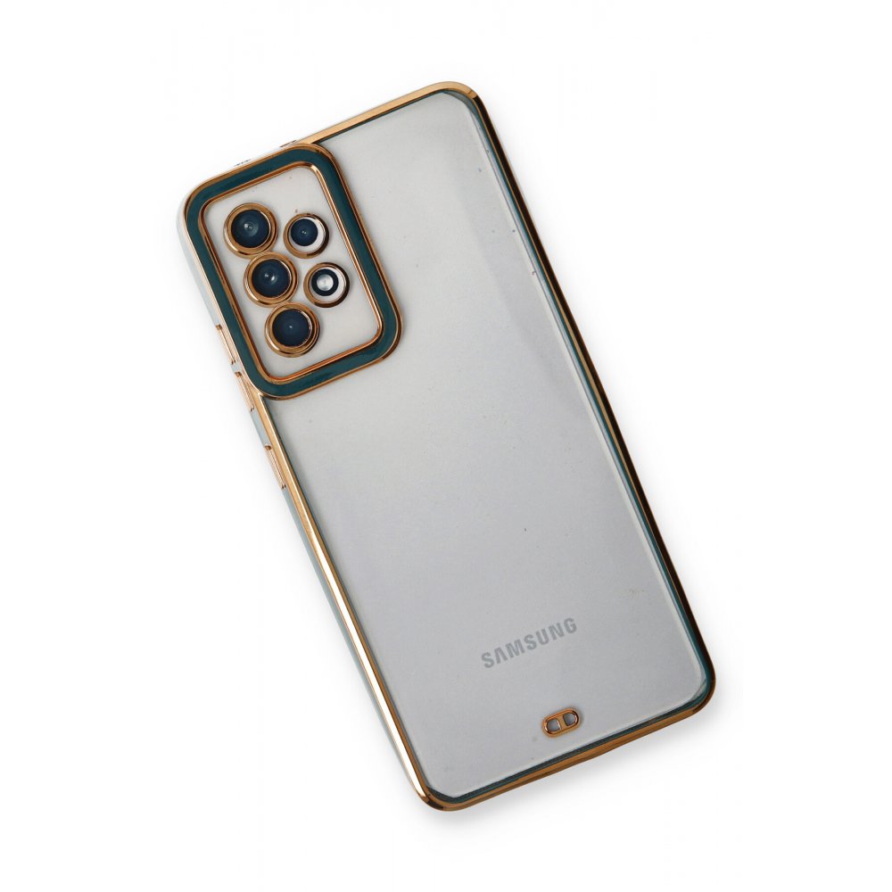  Samsung Galaxy A23 4G Kılıf Liva Lens Silikon - Yeşil