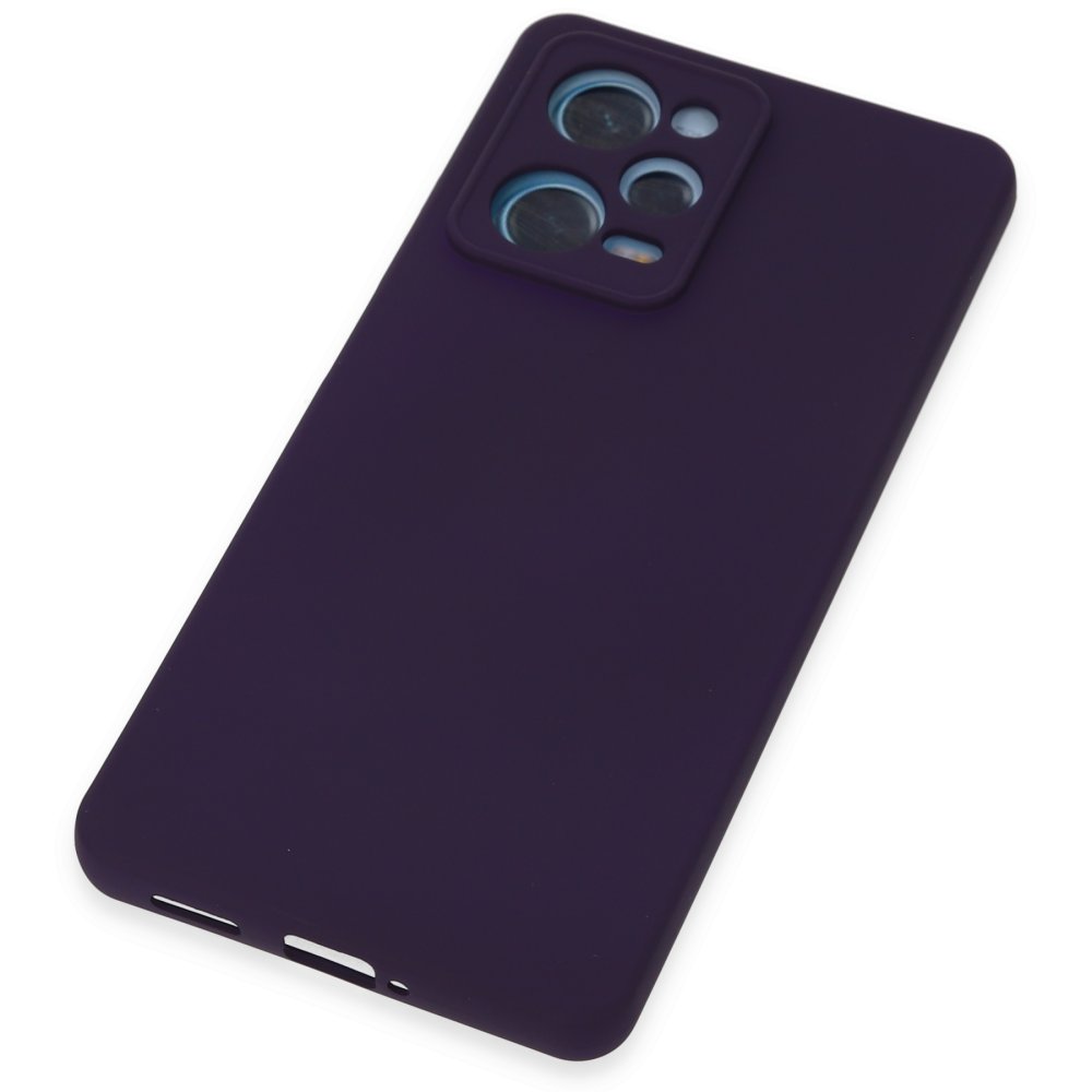 Xiaomi Poco X5 5G Kılıf Nano içi Kadife Silikon - Mor Xiaomi Poco X5 5G Kılıf Nano içi Kadife Silikon - Mor