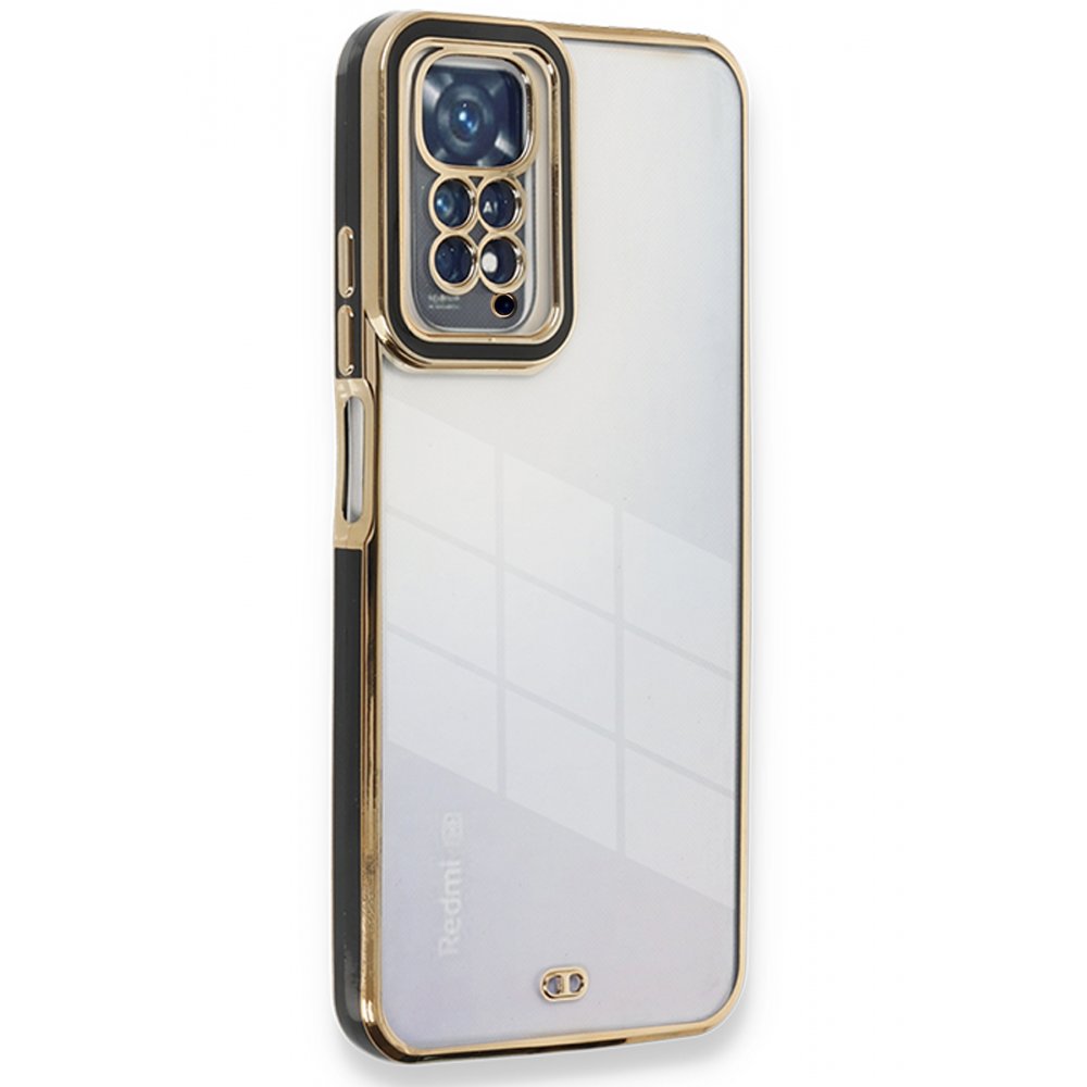 Redmi Note 11 Pro Kılıf Liva Lens Silikon - Siyah