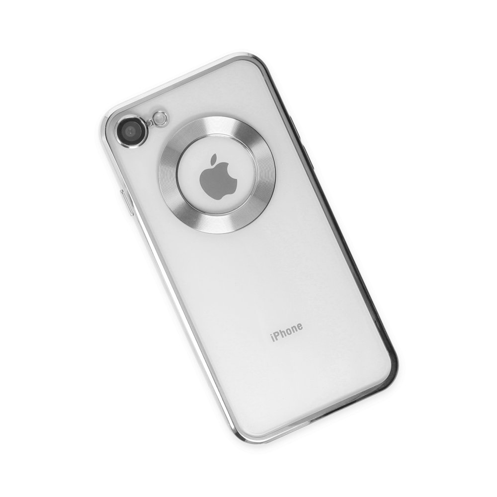 iPhone 8 Kılıf Slot Silikon - Gümüş iPhone 8 Kılıf Slot Silikon - Gümüş