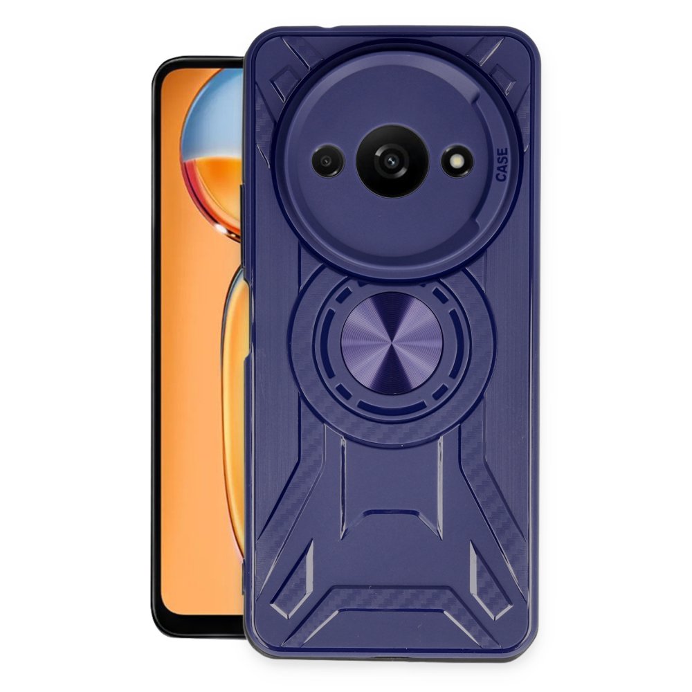Xiaomi Poco C61 Kılıf Lincoln Silikon - Lacivert Xiaomi Poco C61 Kılıf Lincoln Silikon - Lacivert