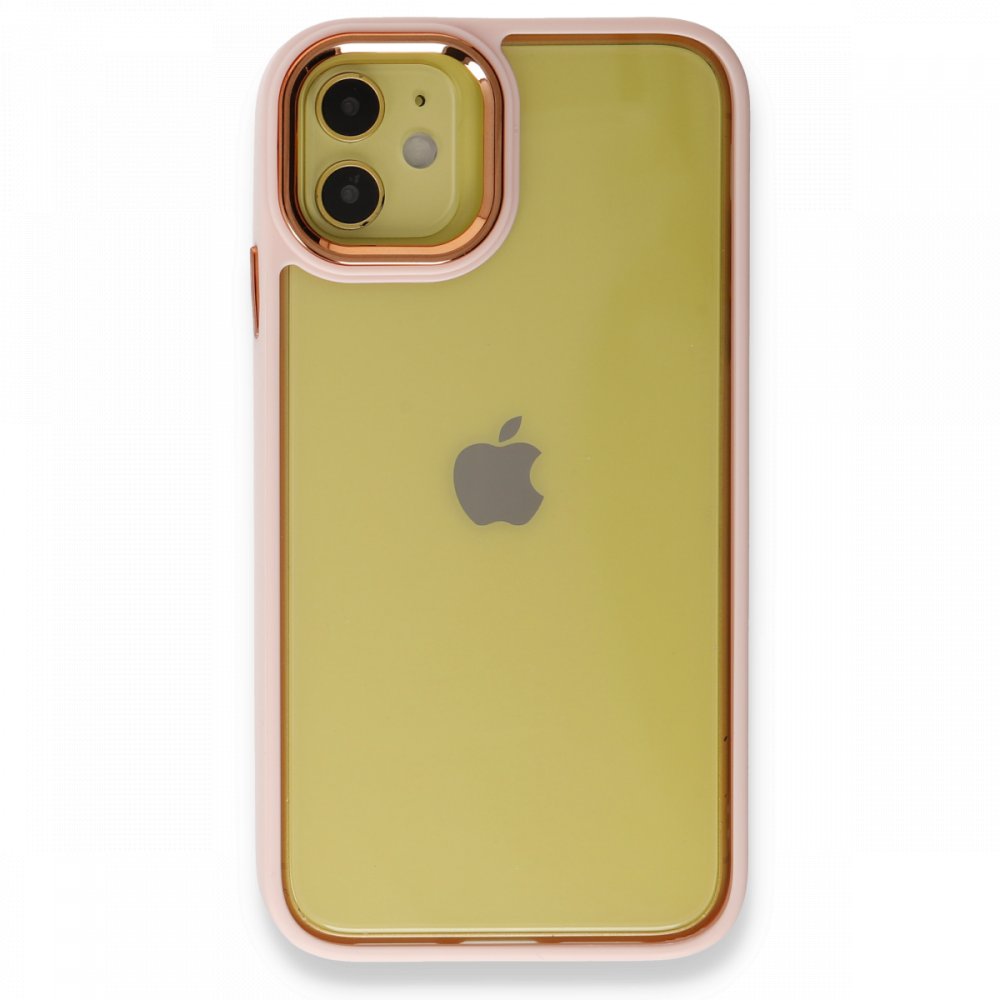  iPhone 12 Kılıf Dora Kapak - Pudra