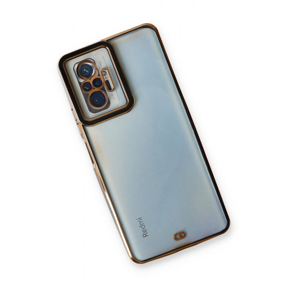 Redmi Note 10 Pro Kılıf Liva Lens Silikon - Siyah