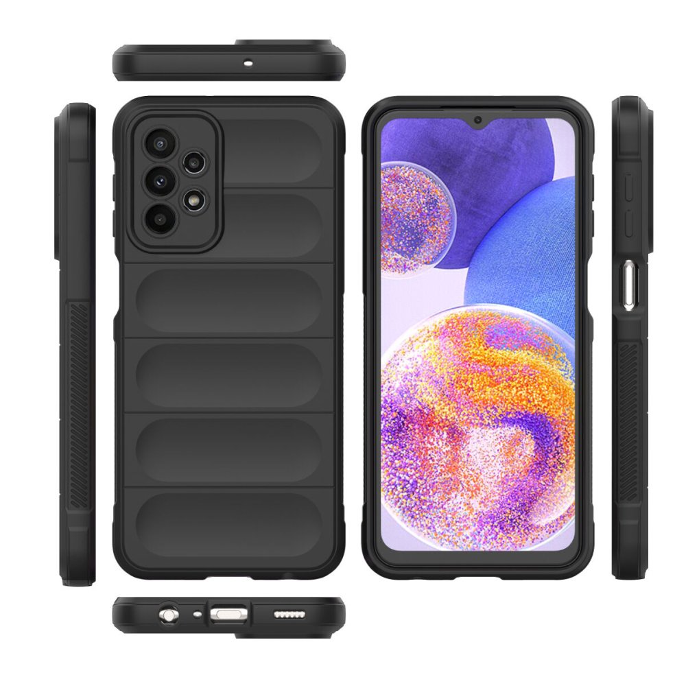  Samsung Galaxy A23 4G Kılıf Optimum Silikon - Siyah