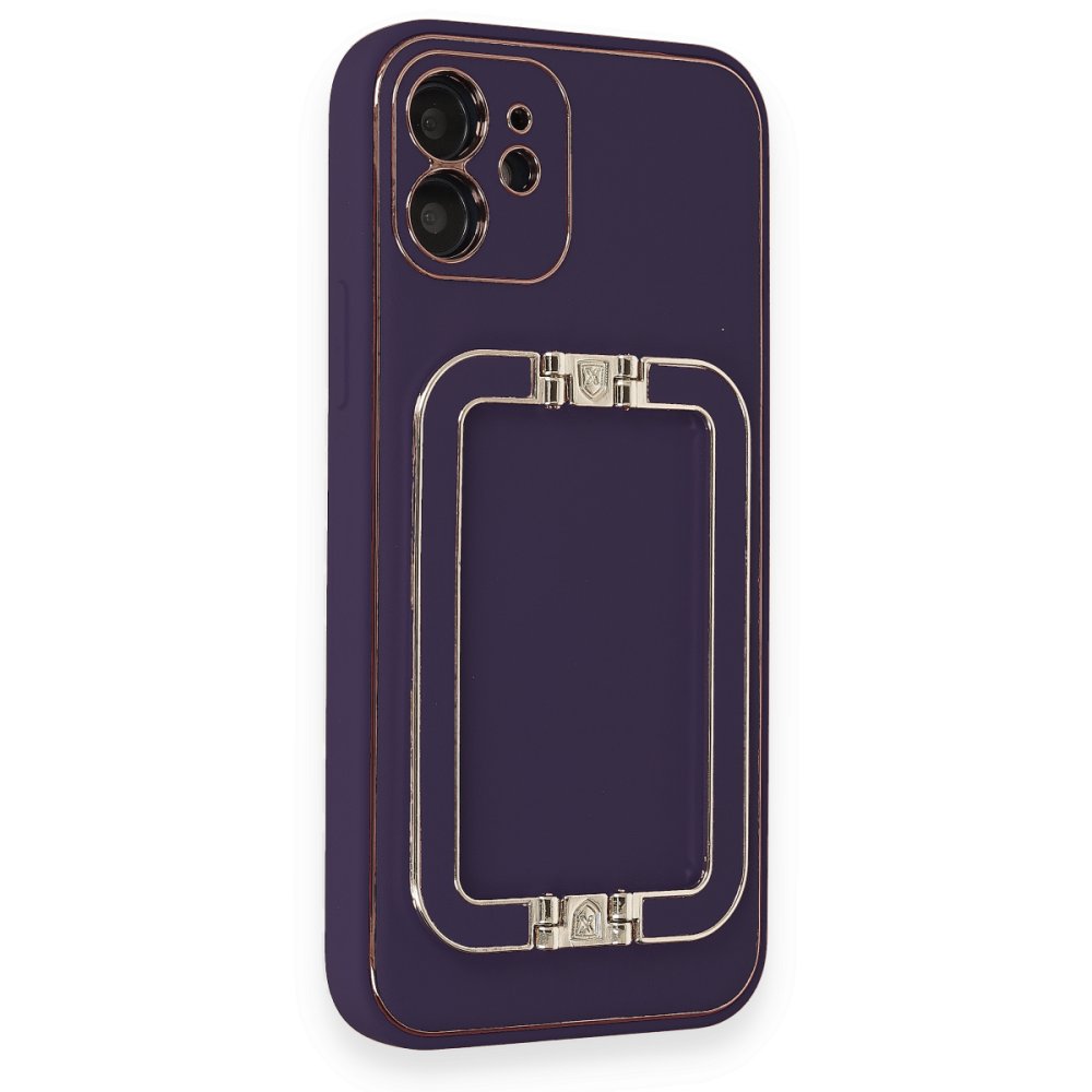 iPhone 11 Kılıf Coco Elit Kapak - Derin Mor iPhone 11 Kılıf Coco Elit Kapak - Derin Mor