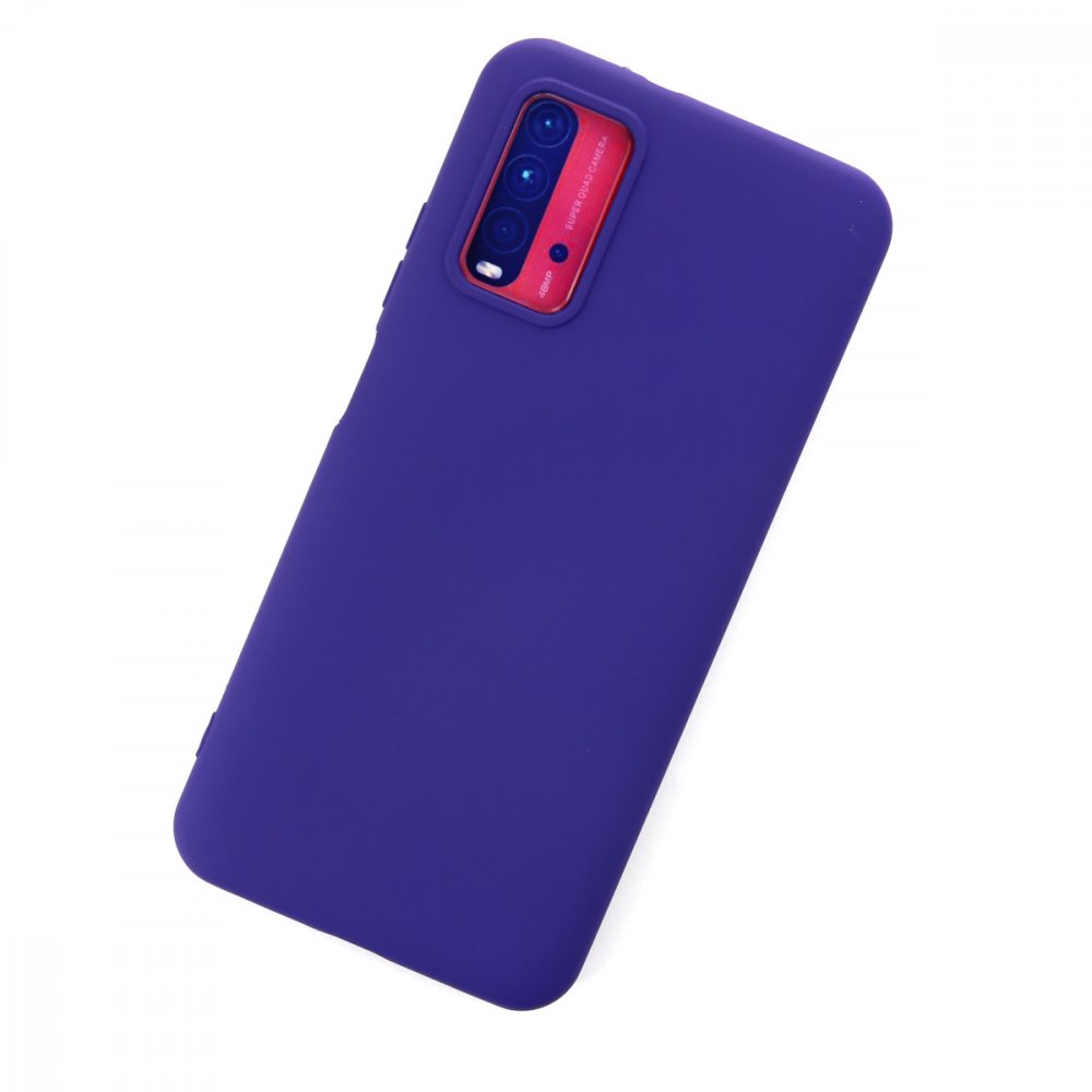 Redmi 9T Kılıf Nano içi Kadife Silikon - Mor
