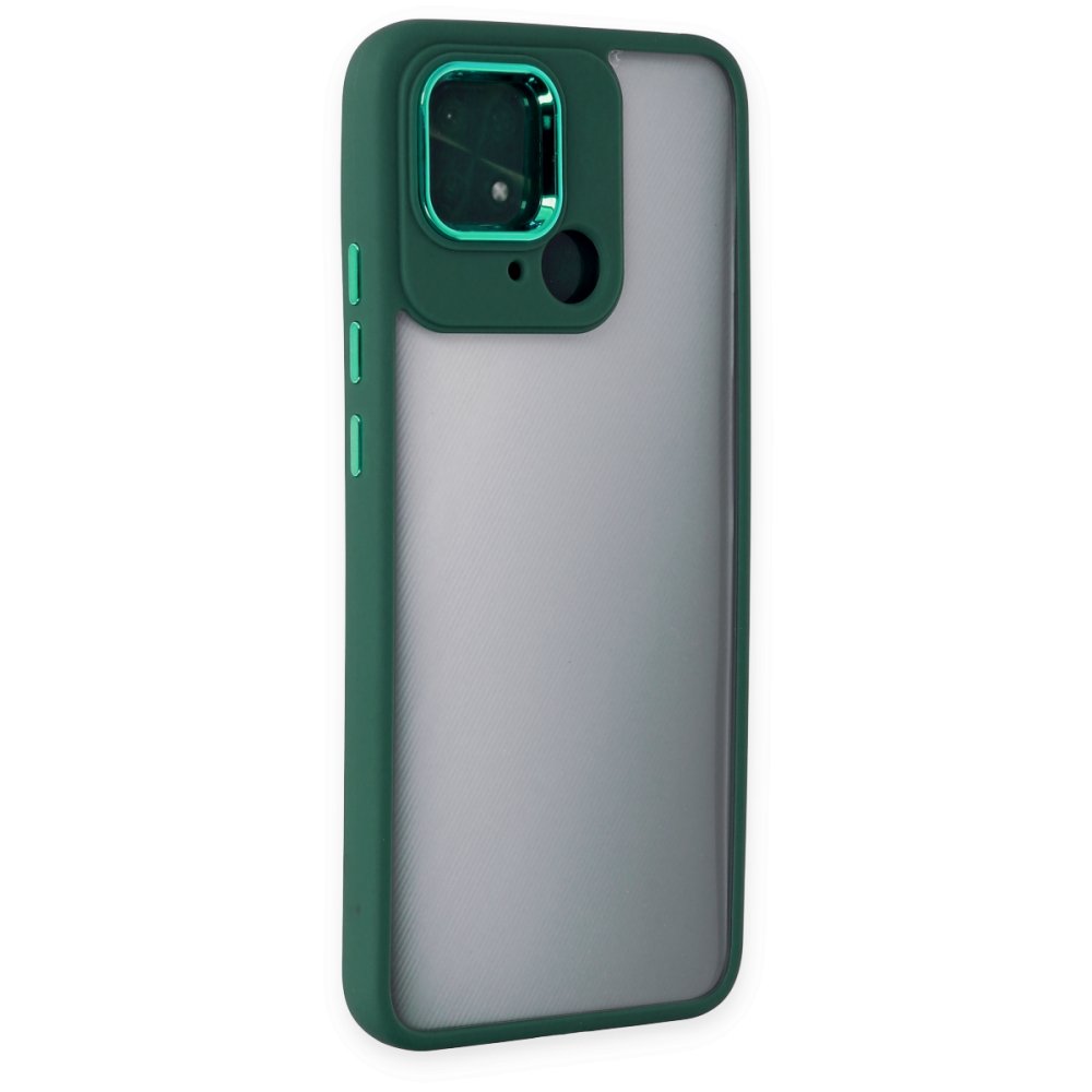 Xiaomi Poco C40 Kılıf Dora Kapak - Haki Yeşil Xiaomi Poco C40 Kılıf Dora Kapak - Haki Yeşil