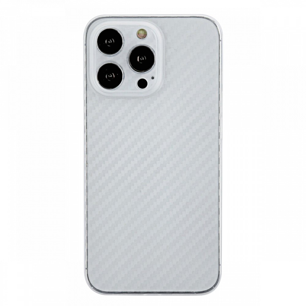  iPhone 13 Pro Kılıf Karbon PP Silikon - Şeffaf