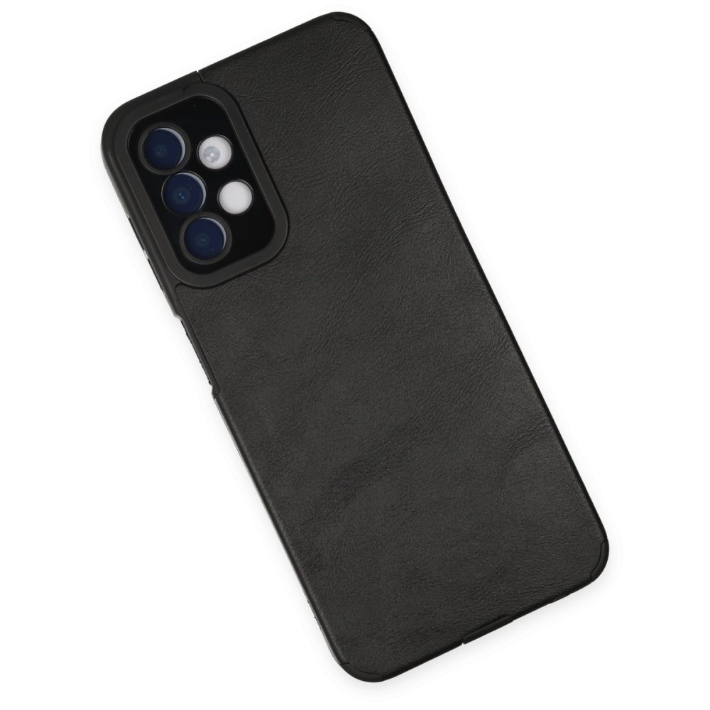  Samsung Galaxy A04S Kılıf Loop Deri Silikon - Siyah