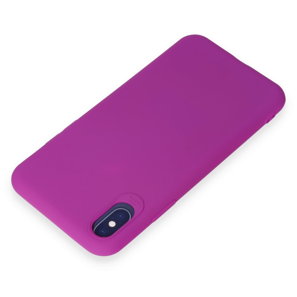 iPhone X Kılıf First Silikon - Mor  iPhone X Kılıf First Silikon - Mor