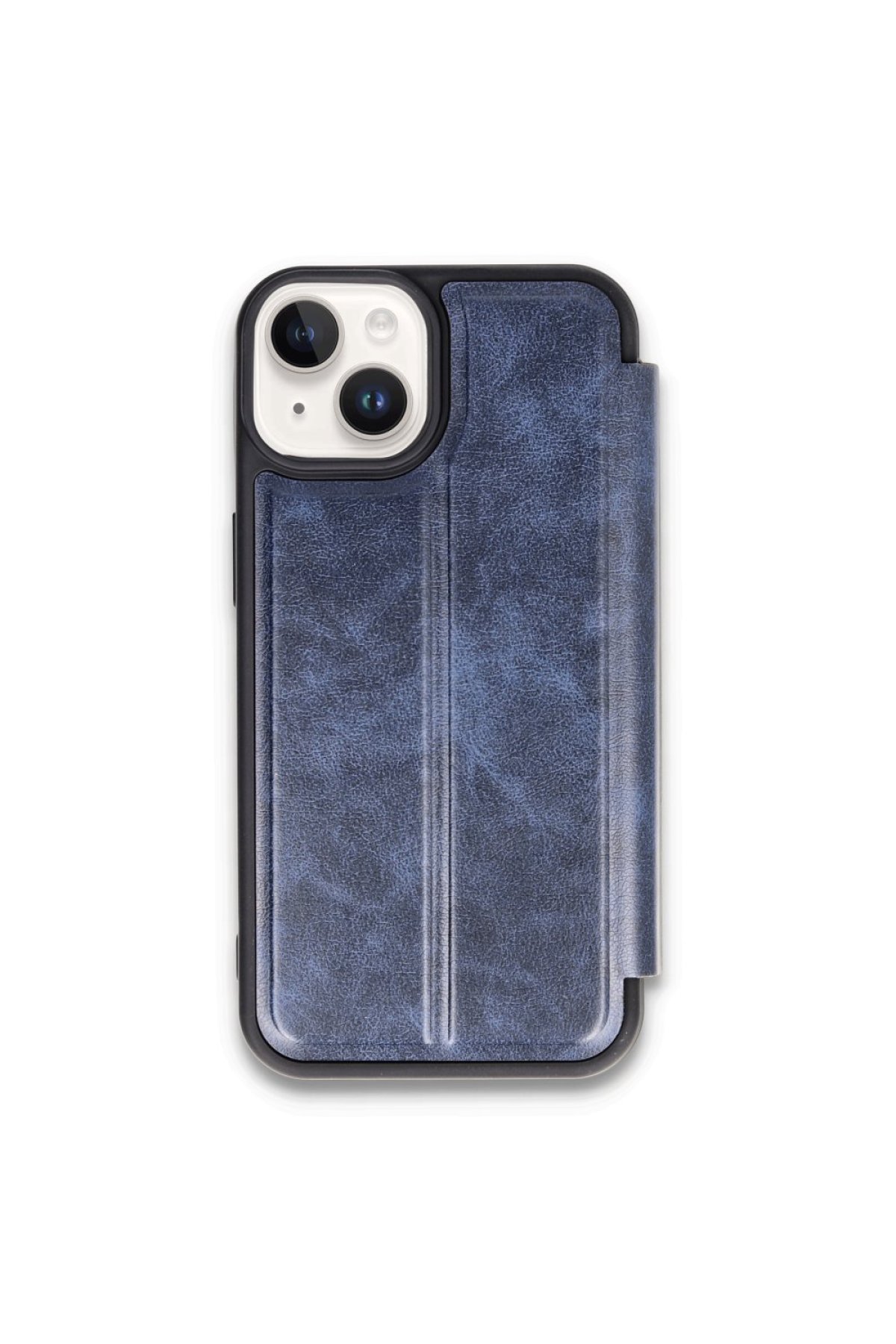  iPhone 15 Kılıf Flip Cover - Lacivert