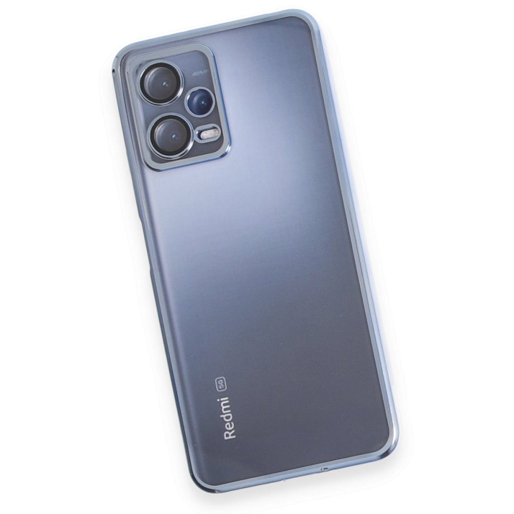 Redmi Note 12 5G Kılıf Razer Lensli Silikon - Açık Mavi