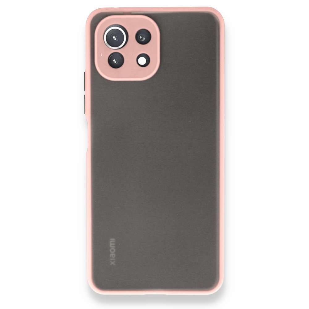 Xiaomi Mİ 11 Lite Kılıf Montreal Silikon Kapak - Pembe  Xiaomi Mİ 11 Lite Kılıf Montreal Silikon Kapak - Pembe