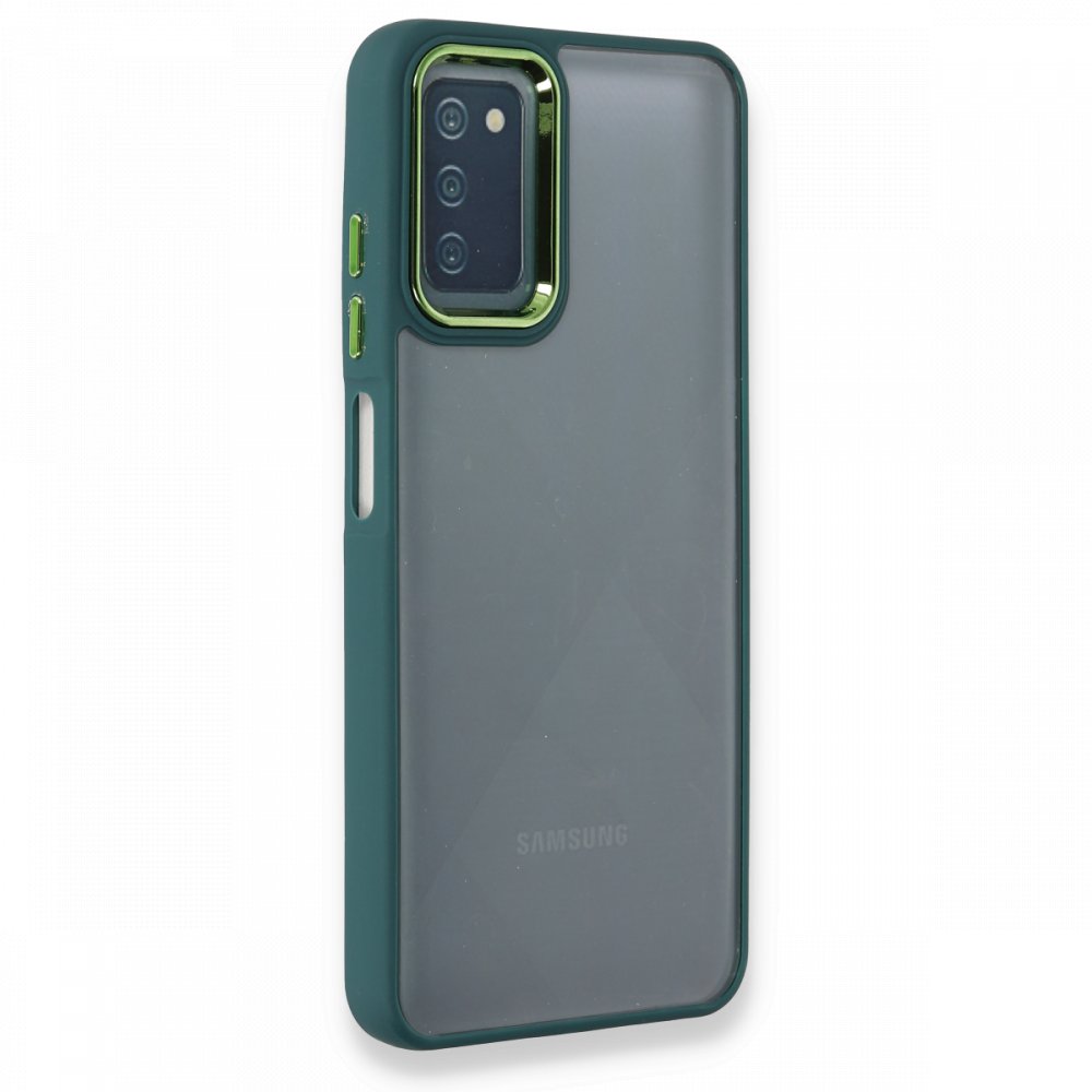  Samsung Galaxy A03S Kılıf Dora Kapak - Haki Yeşil