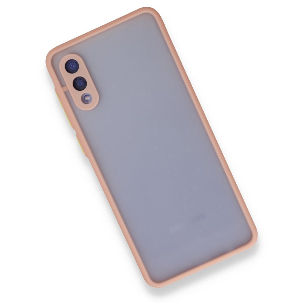 Samsung Galaxy A02 Kılıf Montreal Silikon Kapak - Pembe Samsung Galaxy A02 Kılıf Montreal Silikon Kapak - Pembe