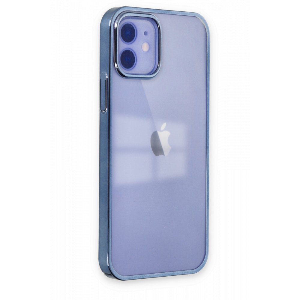  iPhone 12 Kılıf Element Silikon - Mavi