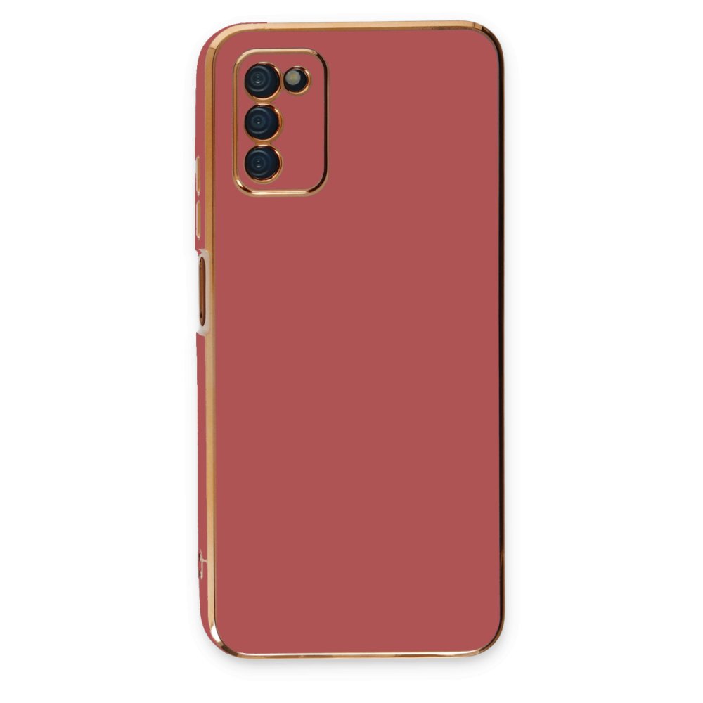 Samsung Galaxy A03S Kılıf Volet Silikon - Kırmızı