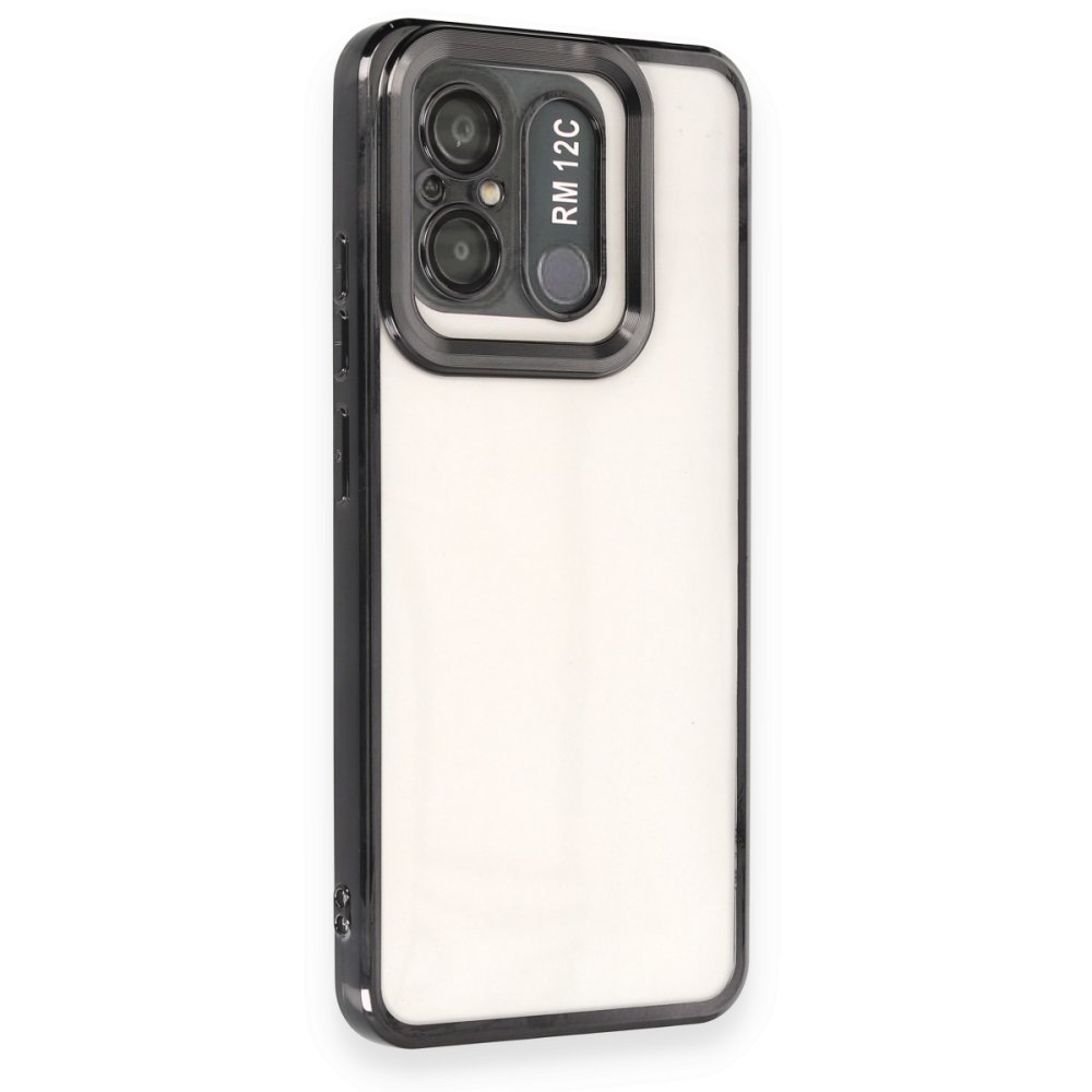 Redmi 12C Kılıf Slot Silikon - Siyah Redmi 12C Kılıf Slot Silikon - Siyah