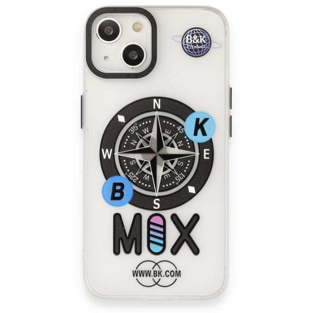  iPhone 14 Kılıf Apollo Magneticsafe Desenli Kapak - Apollo Şeffaf - 3