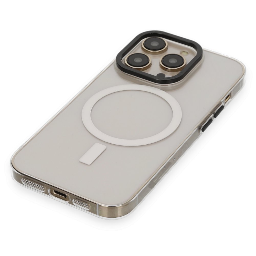 iPhone 14 Pro Max Kılıf Anka PC Magneticsafe Sert Metal Kapak - Şeffaf iPhone 14 Pro Max Kılıf Anka PC Magneticsafe Sert Metal Kapak - Şeffaf