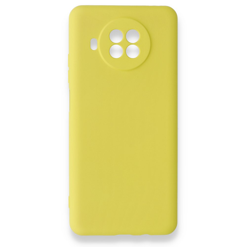 Redmi Note 9 Pro 5G Kılıf Nano içi Kadife Silikon - Sarı Redmi Note 9 Pro 5G Kılıf Nano içi Kadife Silikon - Sarı