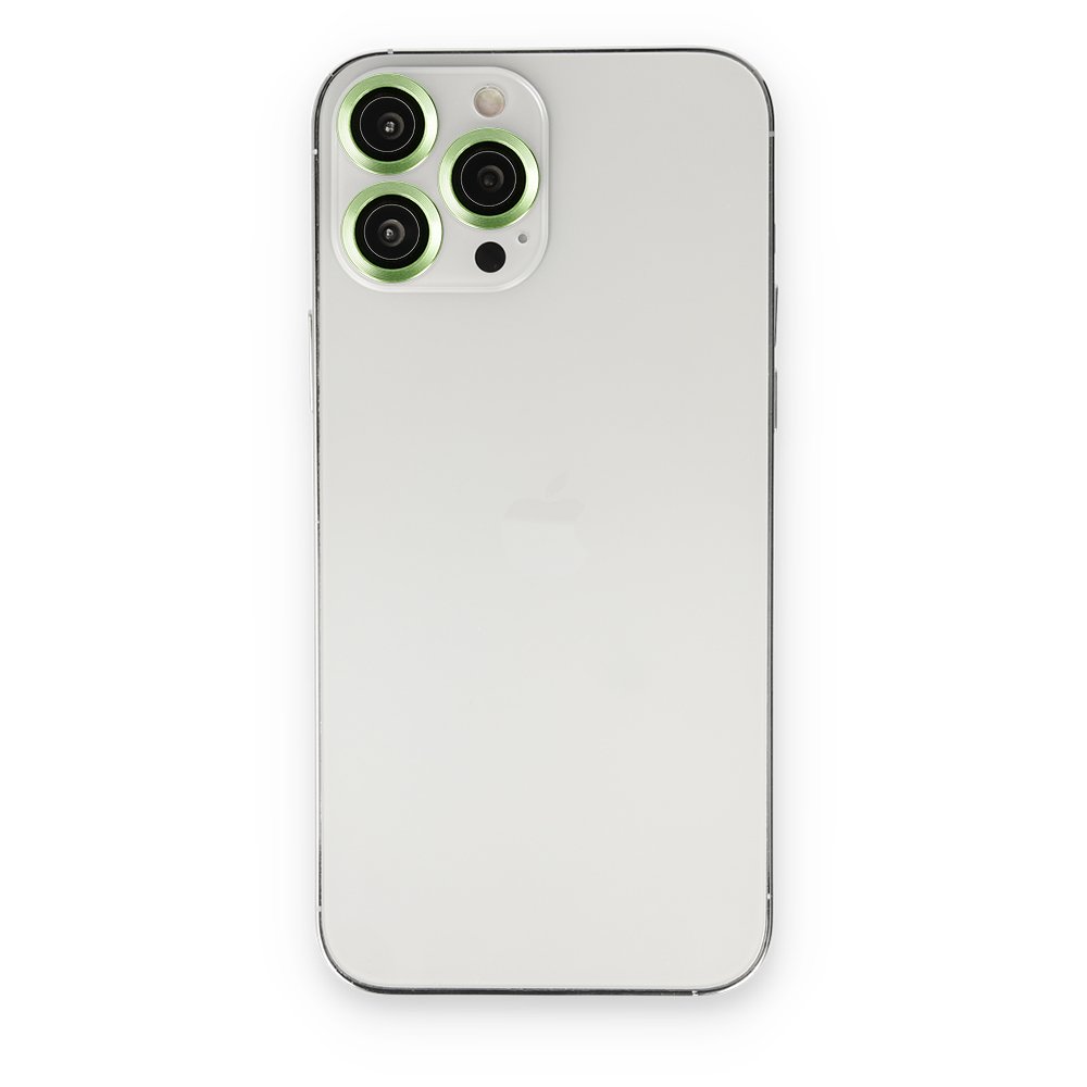  iPhone 12 Pro Metal Kamera Lens - Yeşil