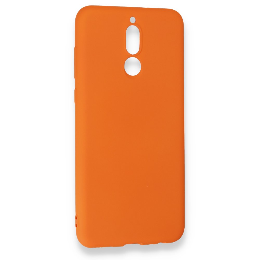 Huawei Mate 10 Lite Kılıf Nano içi Kadife Silikon - Turuncu  Huawei Mate 10 Lite Kılıf Nano içi Kadife Silikon - Turuncu